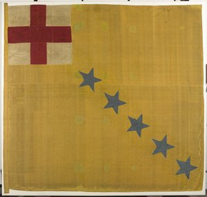 4. kaptajnens farve, Sir Gells regiment af infanteri, 1646 ca. af English School