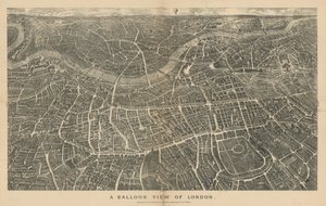 En ballonudsigt over London (set fra nord) af English School