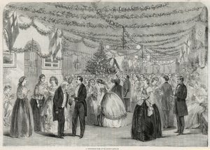 Et juletræ på St Lukes Asylum af English School