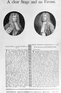 A Clear Stage and No Favour, 1730 (gravering) af English School