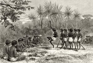 A Corroboree, ca. 1880, fra 
