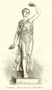 En danser. (Statue fra Villa Albani) af English School