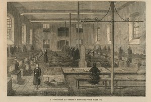 En sovesal på Christs Hospital af English School