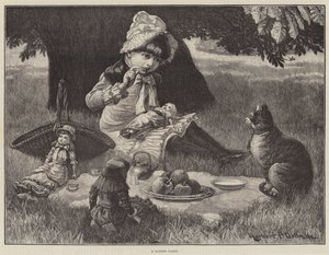 En havefest (gravering) af English School