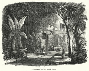 Ein Garten im Heiligen Land (Gravur)