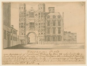 En port, der tilhører Whitehalls gamle palads af English School