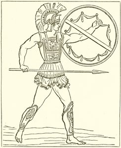 En græsk kriger af English School