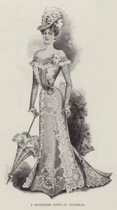 Ein hübsches Kleid aus Taft