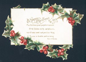 Glædelig jul til dig - julekort af English School