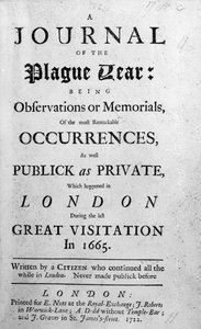 A Journal of the Pest Year, 1665 af English School