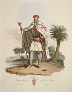 A Knight Templar, illustration fra 
