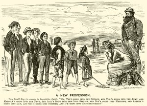 Et nyt erhverv (gravering) af English School