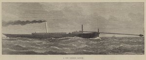 En ny torpedolancering (gravering) af English School