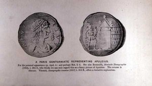 En kontornat fra Paris med Apuleius (ca.124-170 e.Kr.) af English School