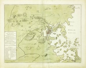 En plan for byen og havnen i Boston og det tilstødende land" af English School