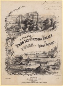 En gave fra Crystal Palace Polka af English School