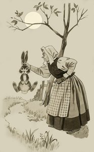 En kanin ved ørerne af English School