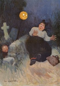 "En sjælden start" (farvelitografi) af English School