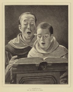 Eine Probe (Gravur) von English School