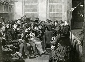En Saturday Night Entertainment for the Poor, St Albans Hall, Baldwins Gardens, Holborn af English School