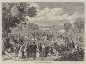 A School Treat on Barnes Common (gravering) af English School