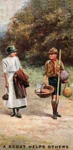En spejder hjælper andre, 1929 af English School