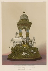 A Silver Table Fountain af Mrs S Garrard and Co, London af English School
