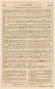 En sang: Bagnigge Wells, London; musik af English School
