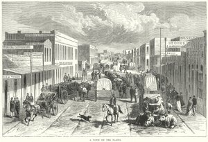 En by på sletterne (kobberstik) af English School