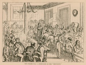 En diskussion på Belvidere af English School