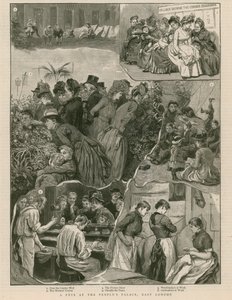 En fest i Peoples Palace, East London af English School