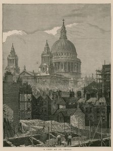 Et kig på St Pauls, London af English School