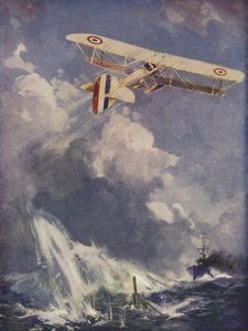Et vandfly bomber en ubåd af English School
