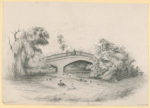 En skitse fra naturen, Regents Park af English School