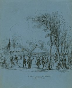 En skitse i Jenkins Gardens, Regents Park, London af English School