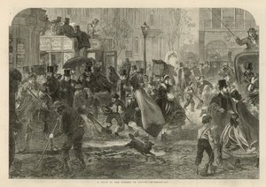 Et tøbrud i Londons gader af English School