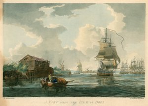 Udsigt over Isle of Dogs af English School