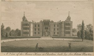 Udsigt over herregården i Charlton, bygget af Sir Adam Newton af English School