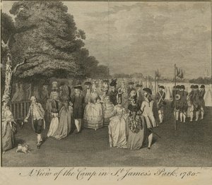 Ein Blick auf das Lager im St. James