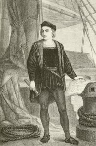 En ung Christopher Columbus (1451-1506), genoesisk opdagelsesrejsende af English School