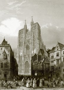 Abbeville katedral af English School