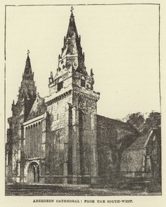 Aberdeen Cathedral, fra sydvest af English School