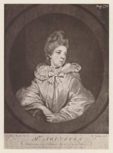 Abington, fru Frances (litho) af English School