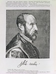 Abraham Ortelius (1527-98) illustration fra bind IV af 