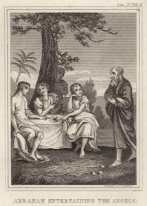 Abraham underholder englene af English School