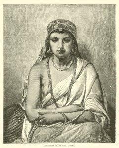 Abyssinian slave girl, Galladani af English School