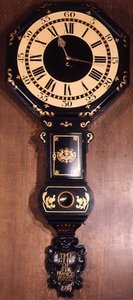 Ur fra parlamentet med indskriften The Gift of Sir Francis Forbes, 1714 af English School