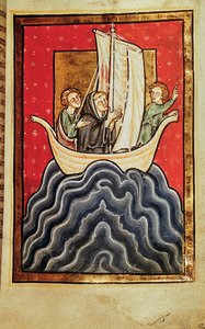 Tilføj 39943 f.2b St. Cuthbert og to af brødrene, der vender tilbage fra pikternes land, fra 