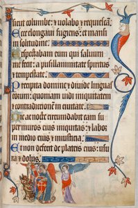 Tilføje. 42130, f.101, Salme 54, Ærkeengle kæmper mod djævelen, fra 