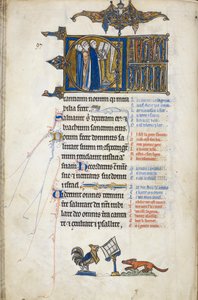 Tilføje. 50000, f.146v Salme 97; initial 
